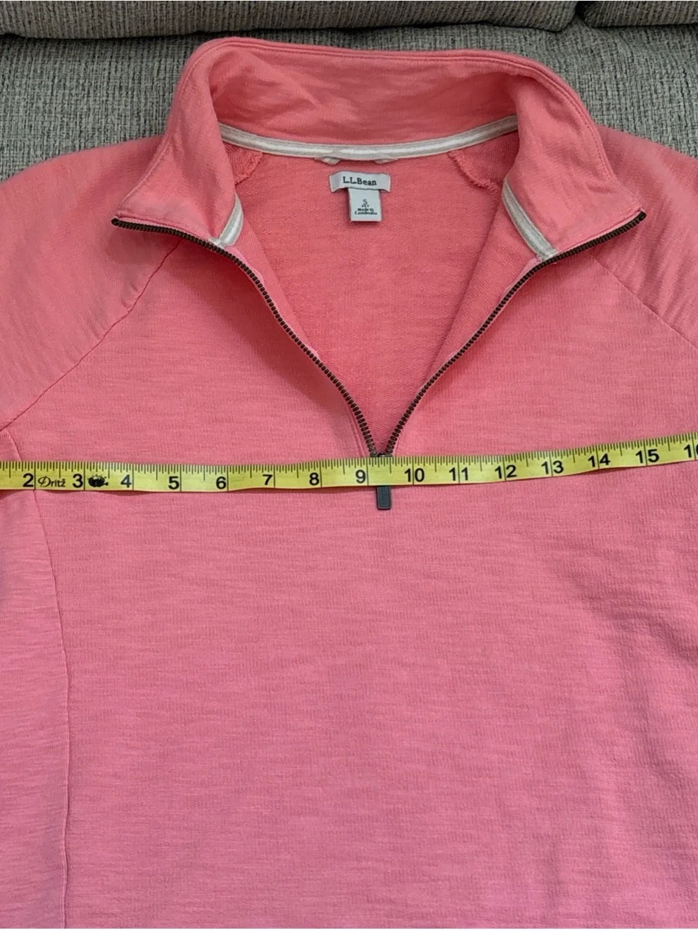 L.L. Bean Coral Short-Sleeve women’s sweater fair condition Sz s - Picture 8 of 16